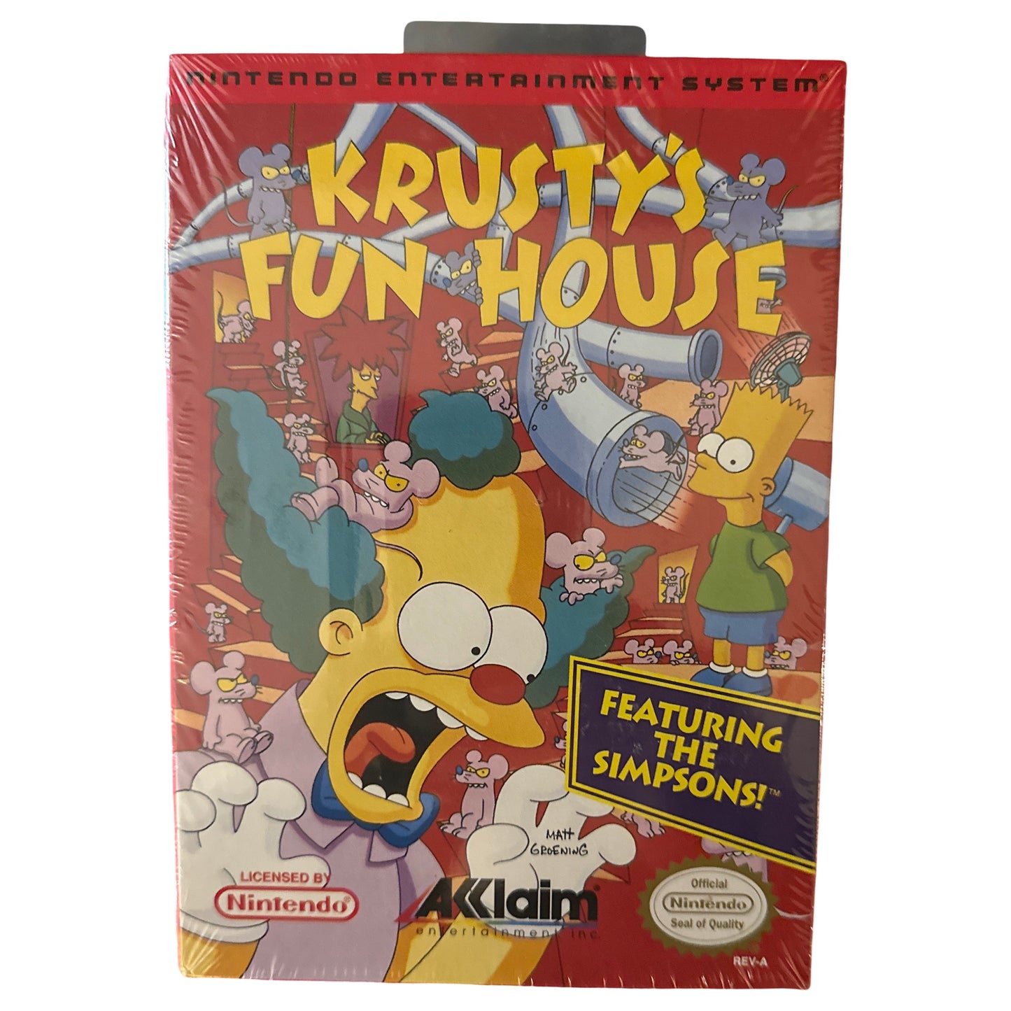 Krusty’s Fun House (Nintendo Entertainment System) – Brand New & Sealed