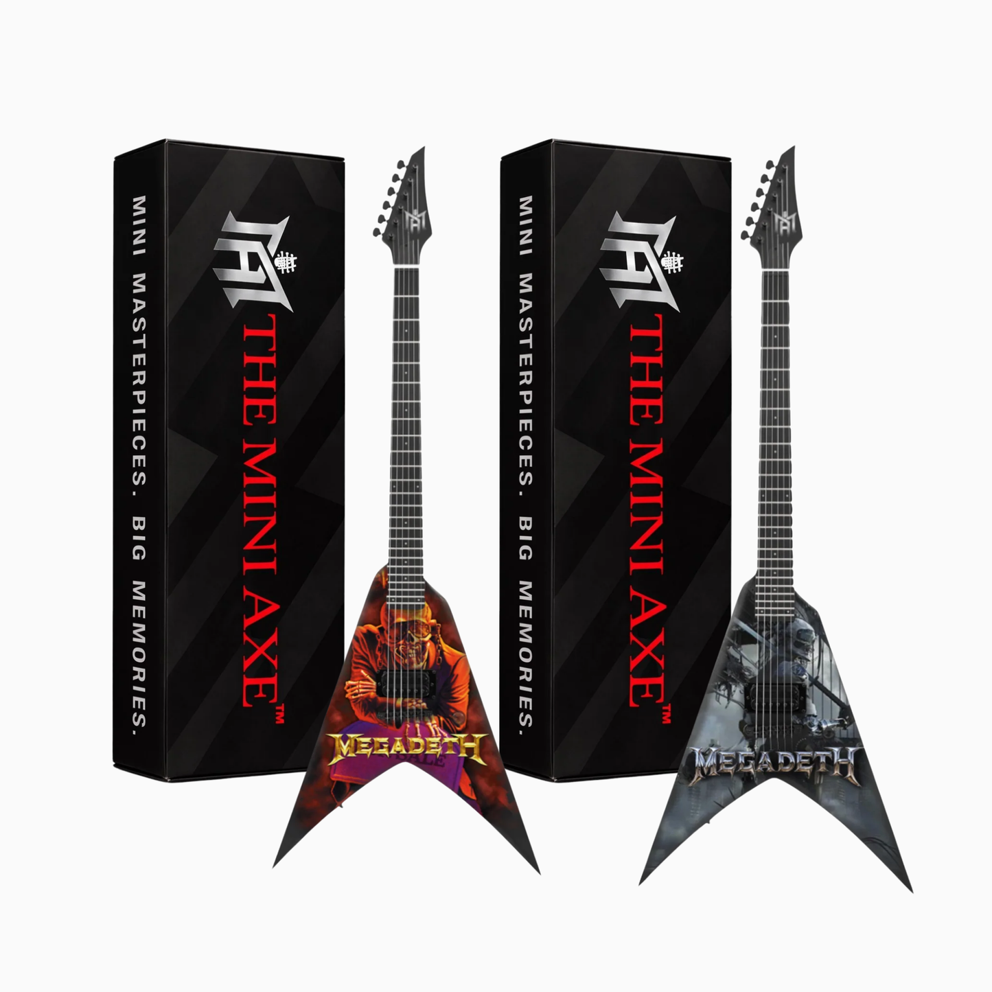 Megadeth "Peace Sells..." and "Dystopia" Collectible Miniature Guitar Set