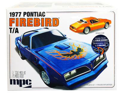 Skill 2 Model Kit 1977 Pontiac Firebird T/A Trans Am 1/25 Scale Model by MPC  free shipping USA