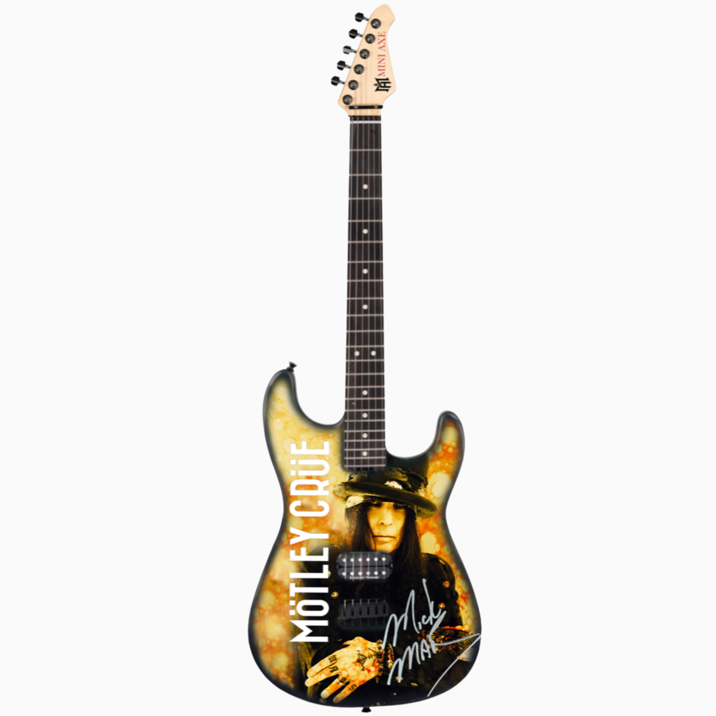 Mick Mars — Mötley Crüe Collectible Miniature Guitar