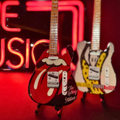 The Rolling Stones "Voodoo Lounge" Collectible Miniature Guitar