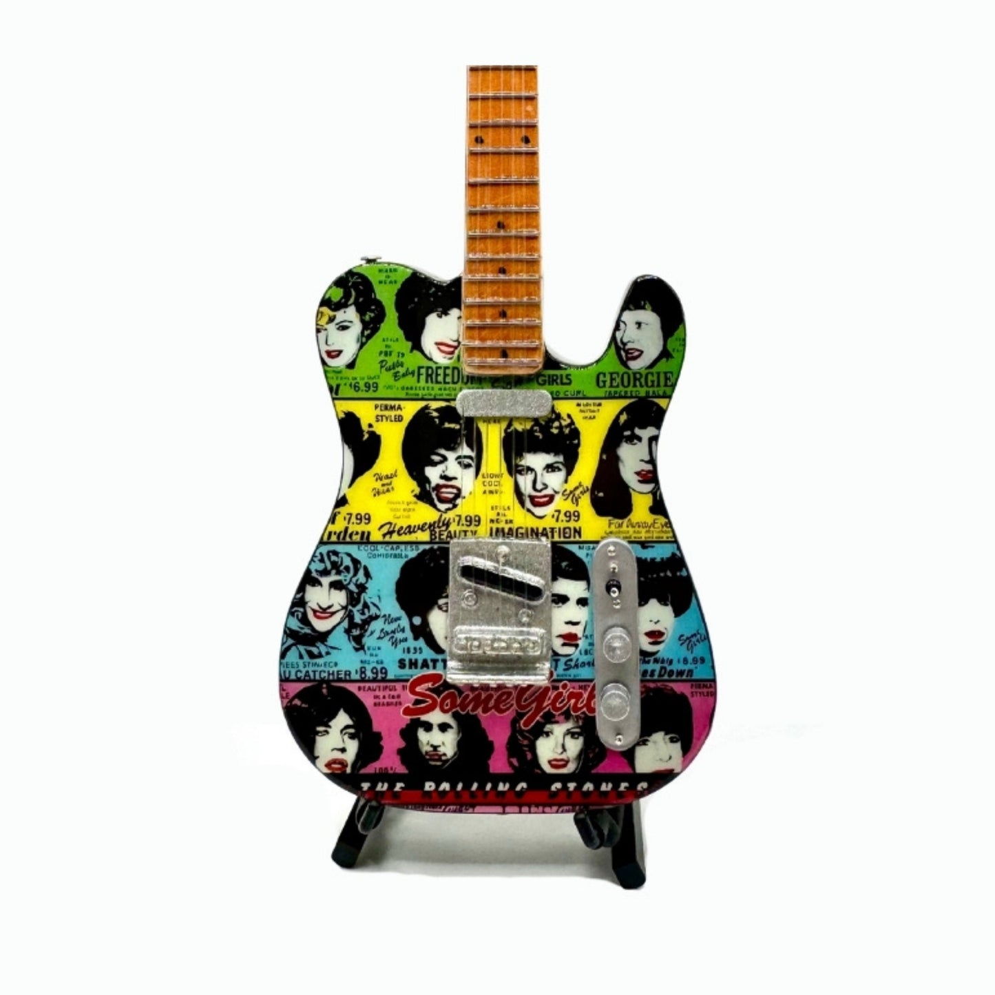 The Rolling Stones "Some Girls" Collectible Miniature Guitar