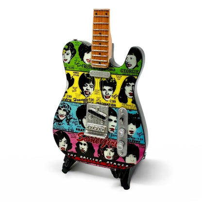 The Rolling Stones "Some Girls" Collectible Miniature Guitar