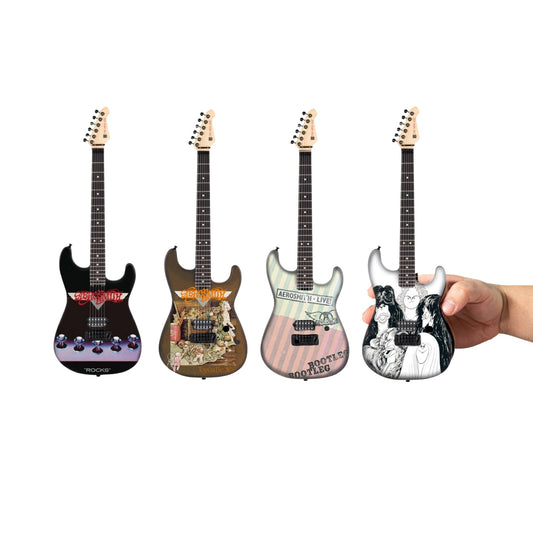 Aerosmith "The 70's Set" Collectible Miniature Guitar Collection
