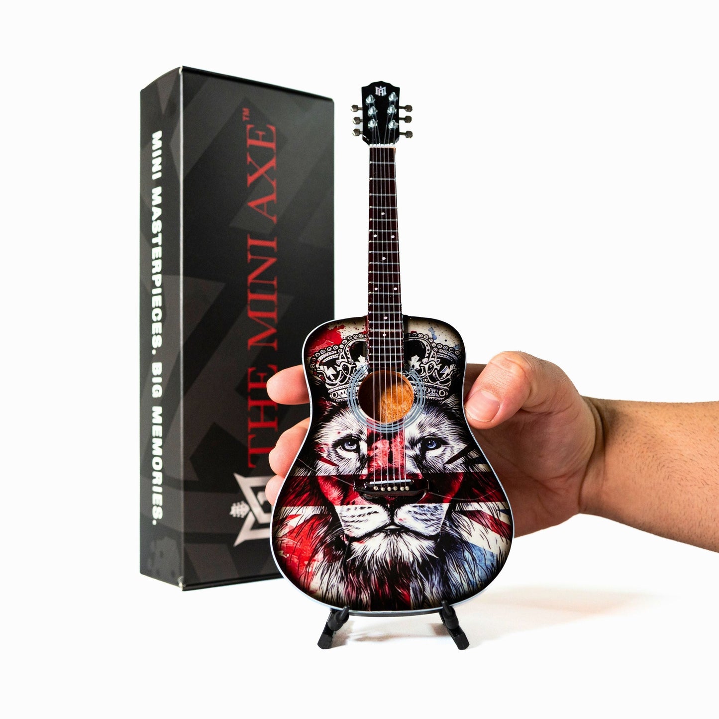 The Lionhearted Collectible Miniature Guitar