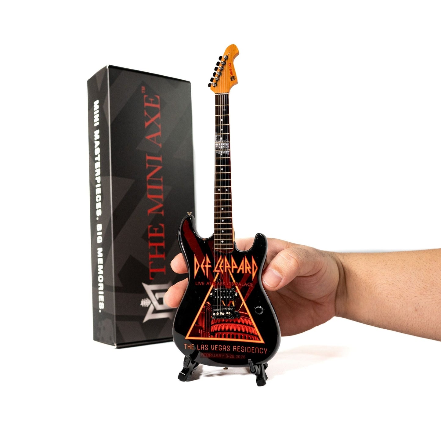 Def Leppard – Live at Caesars Palace, Las Vegas Residency Collectible Miniature Guitar