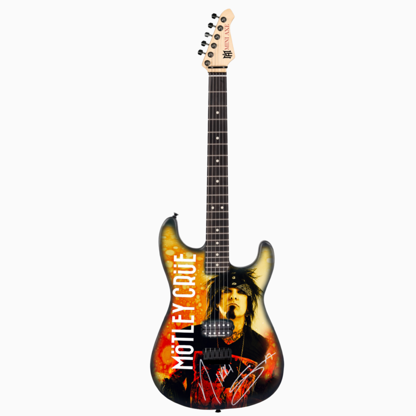 Mötley Crüe Full Band Collector's Miniature Guitar Set