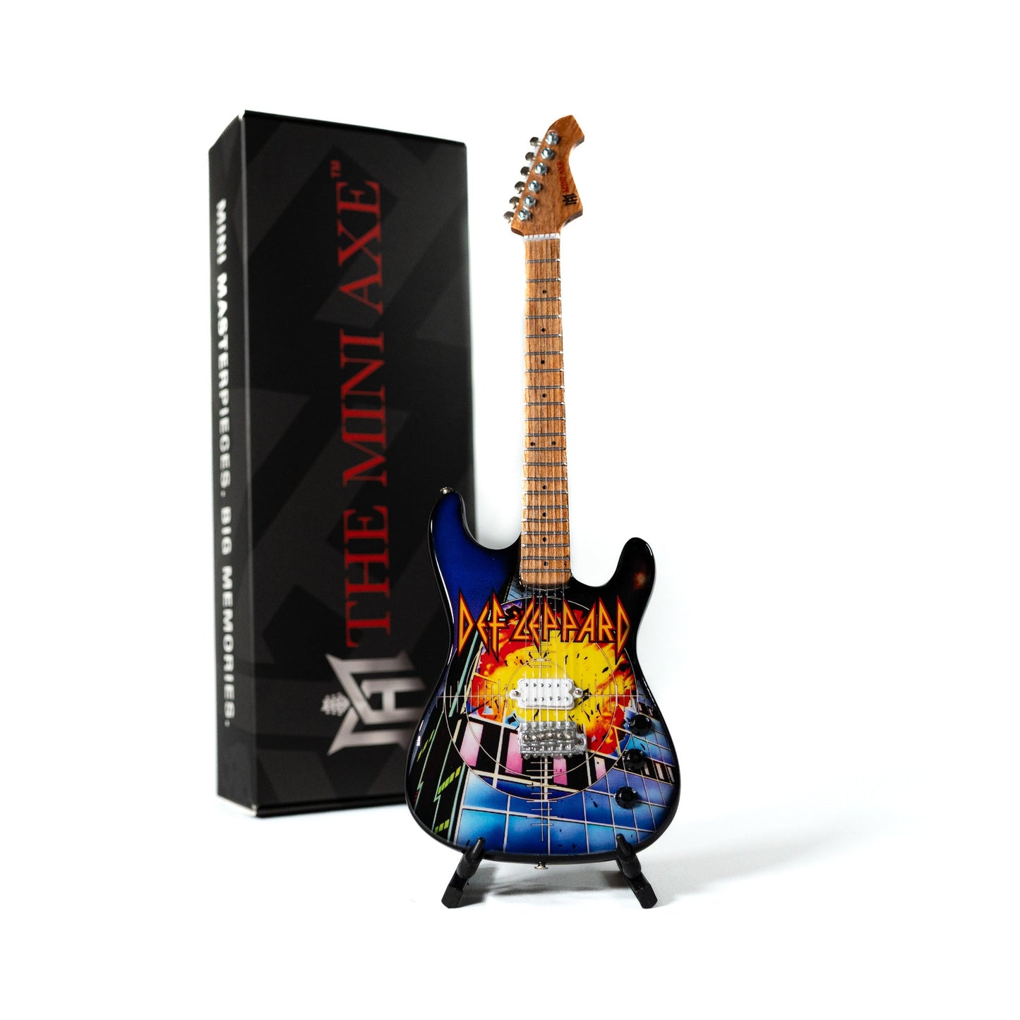 Def Leppard’s “Pyromania” Collectible Miniature Guitar