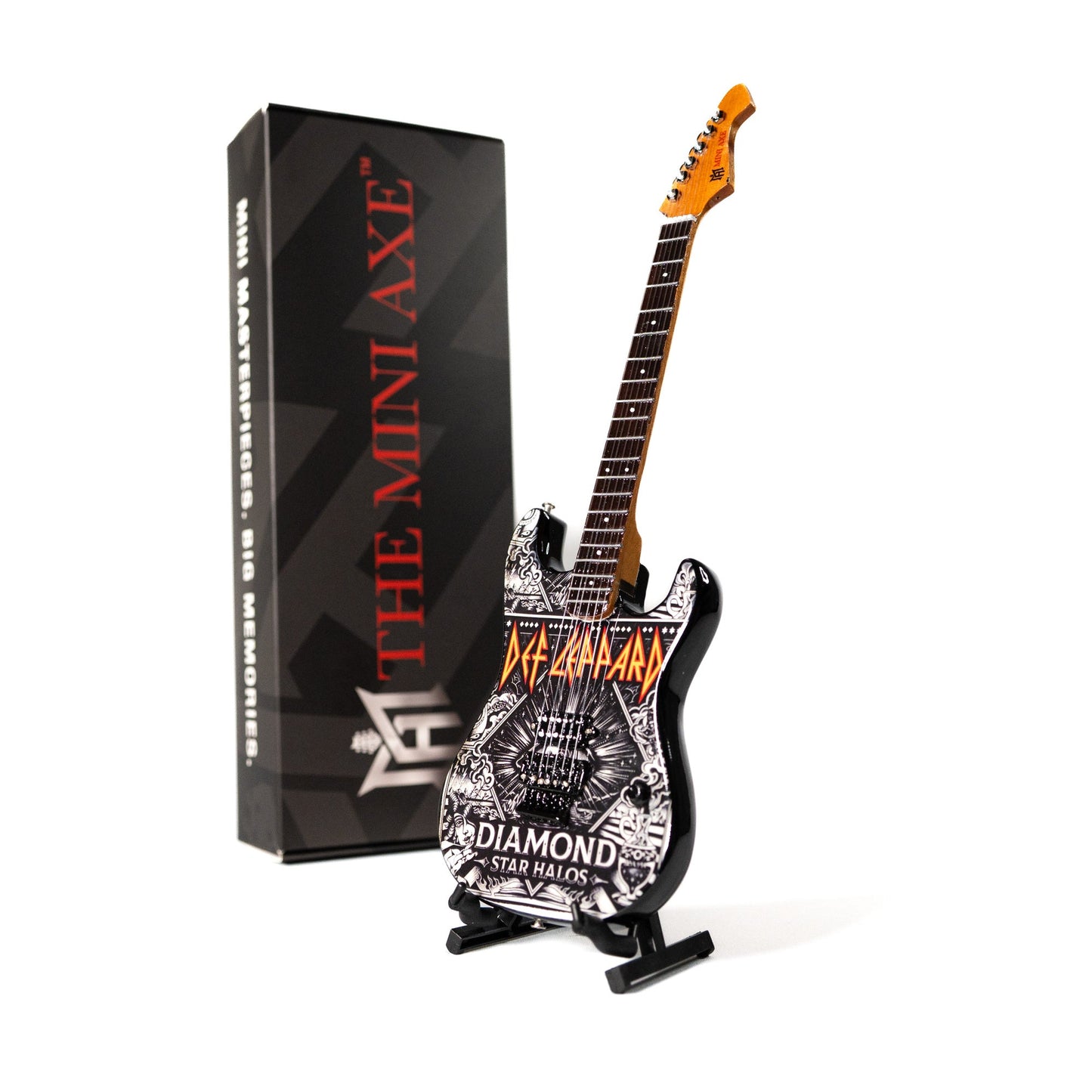 Def Leppard "Diamond" Collectible Miniature Guitar