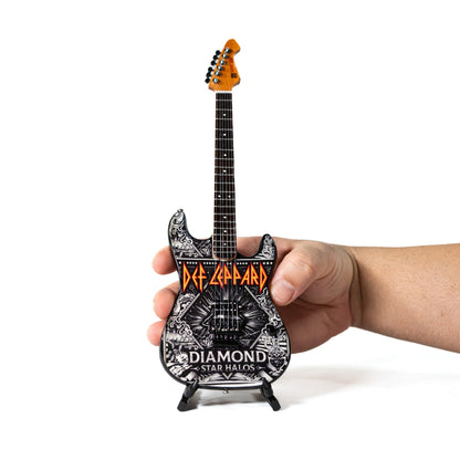 Def Leppard’s “Diamond Rejoice" and "Hysteria” Miniature Guitar Set