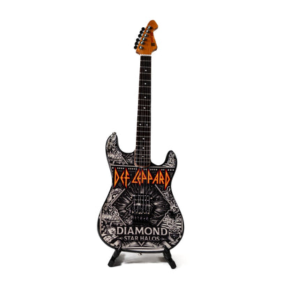 Def Leppard "Diamond" Collectible Miniature Guitar