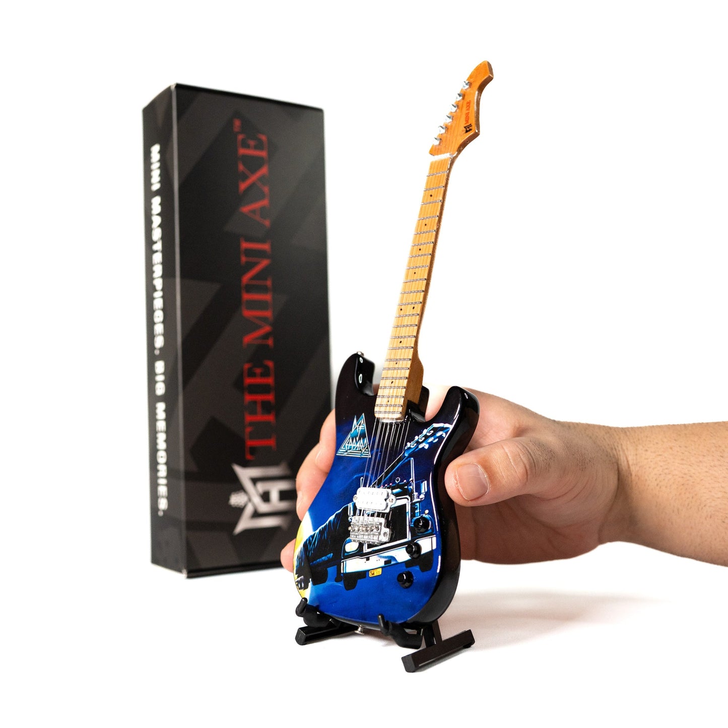 Def Leppard’s “On Through the Night” Collectible Miniature Guitar