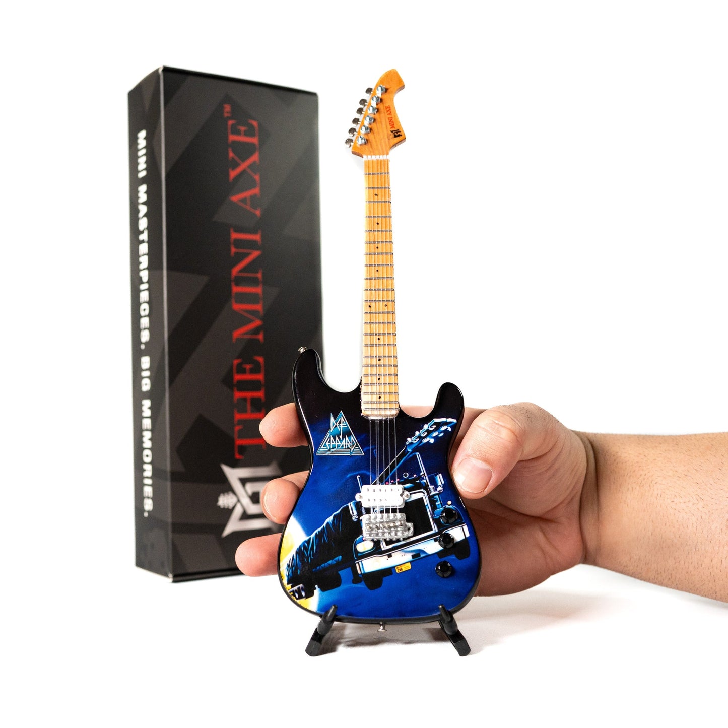 Def Leppard’s “On Through the Night” Collectible Miniature Guitar