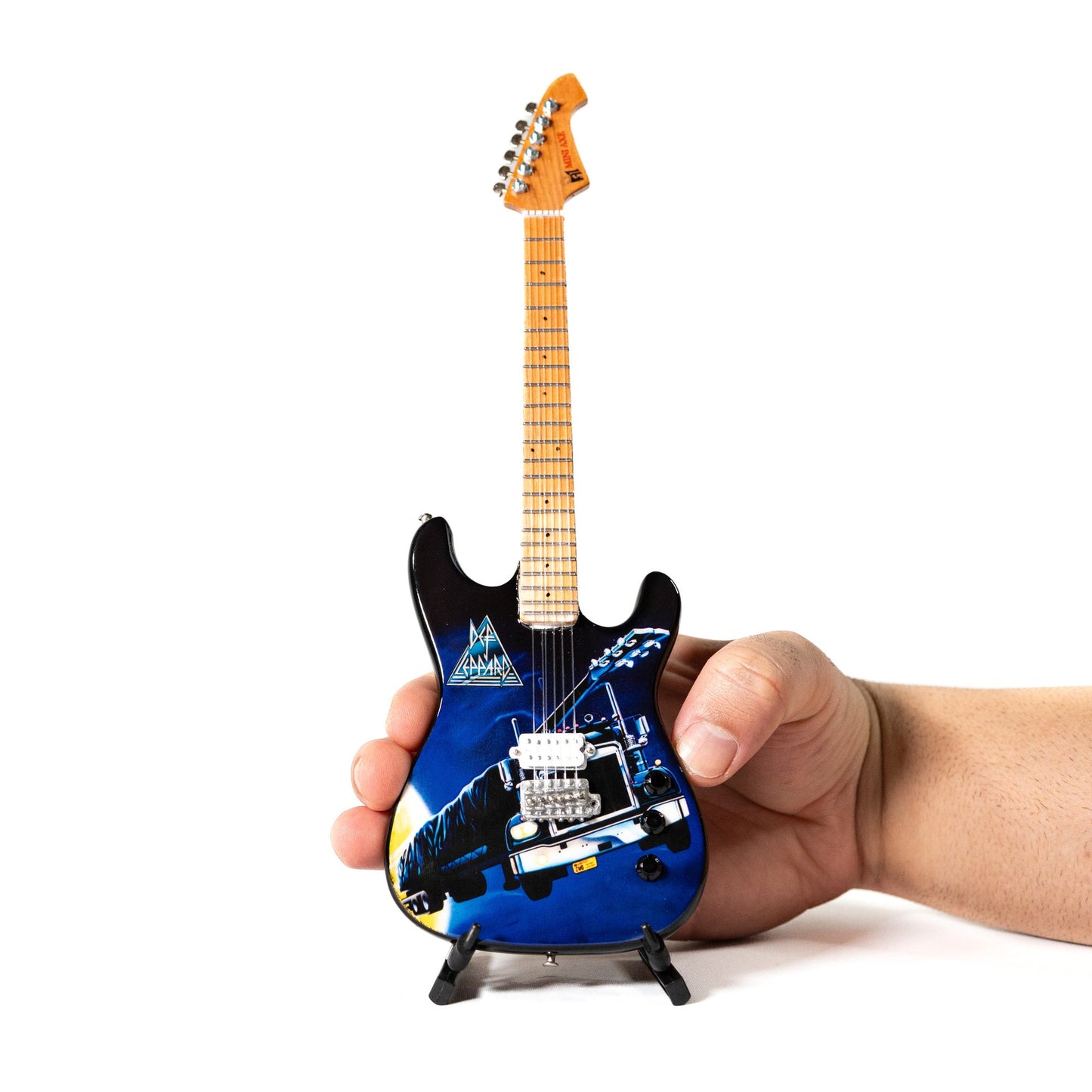 Def Leppard’s “On Through the Night” Collectible Miniature Guitar
