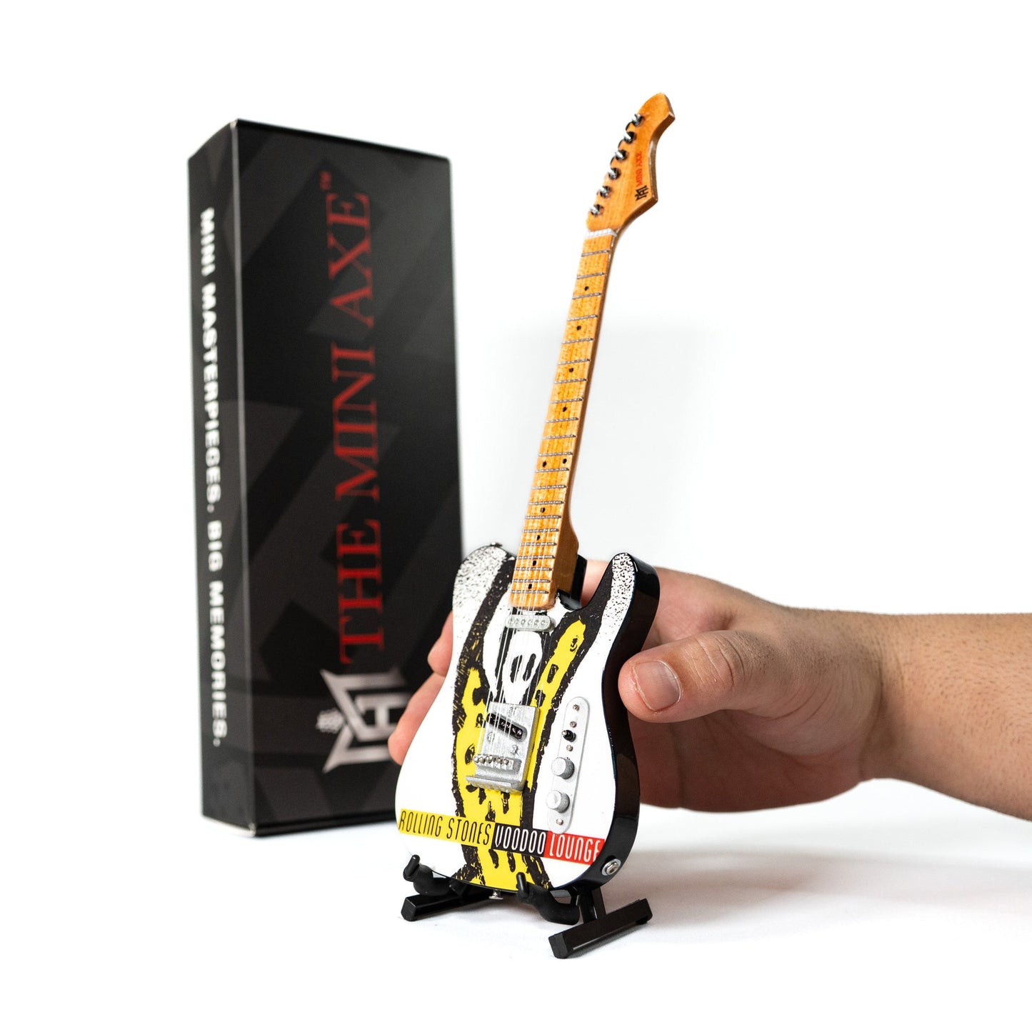 The Rolling Stones "Voodoo Lounge" Collectible Miniature Guitar