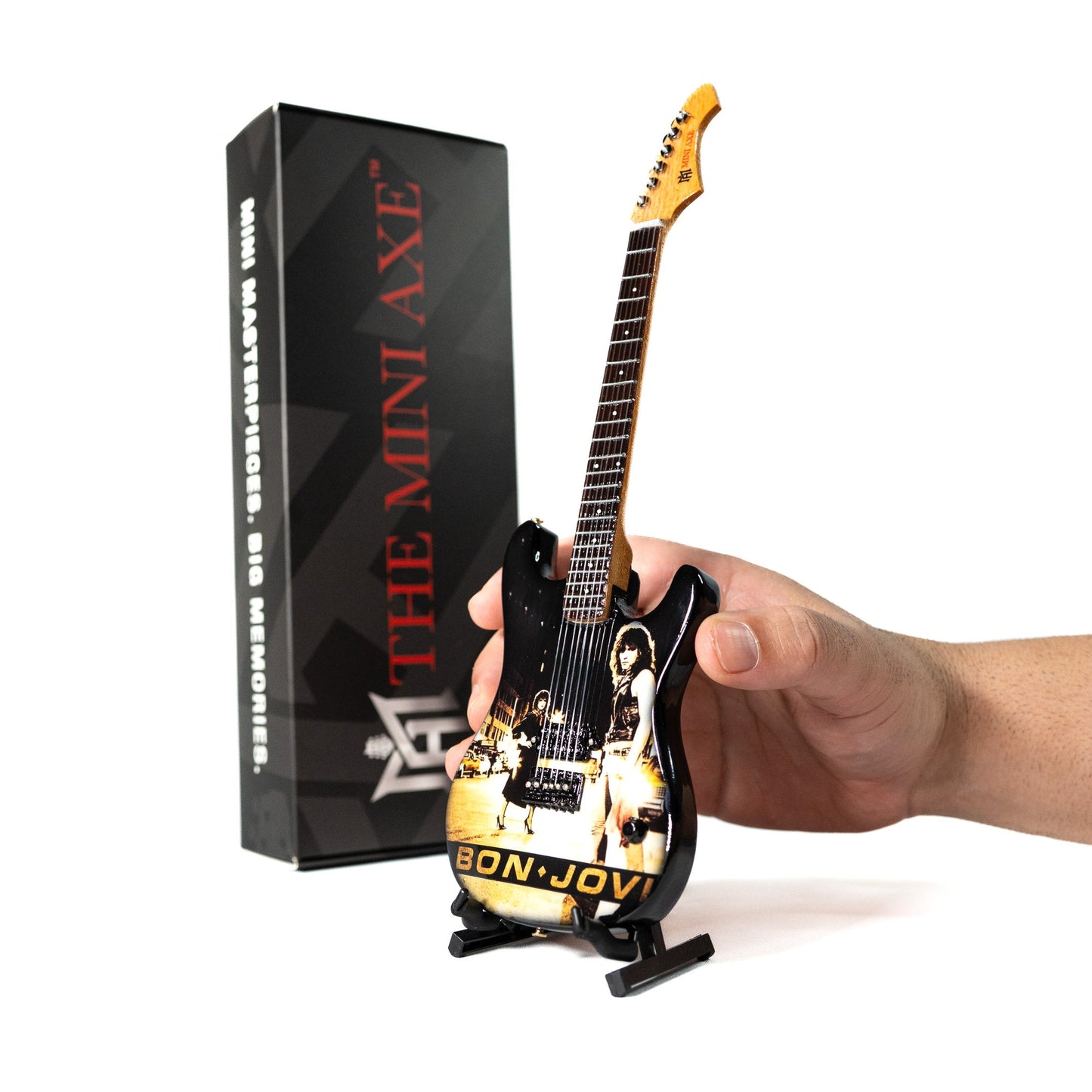 Bon Jovi Original Collectible Miniature Guitar
