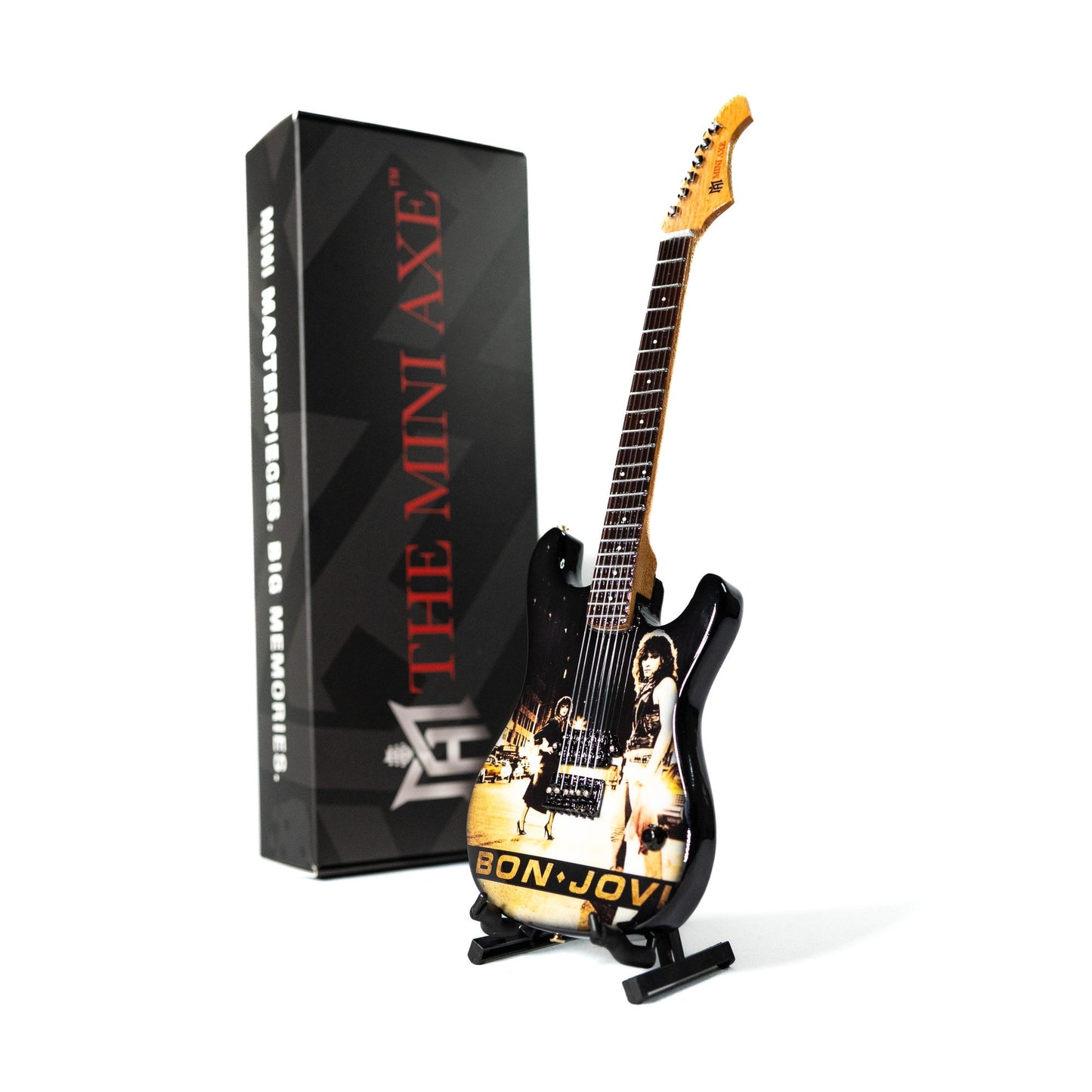 Bon Jovi Original Collectible Miniature Guitar