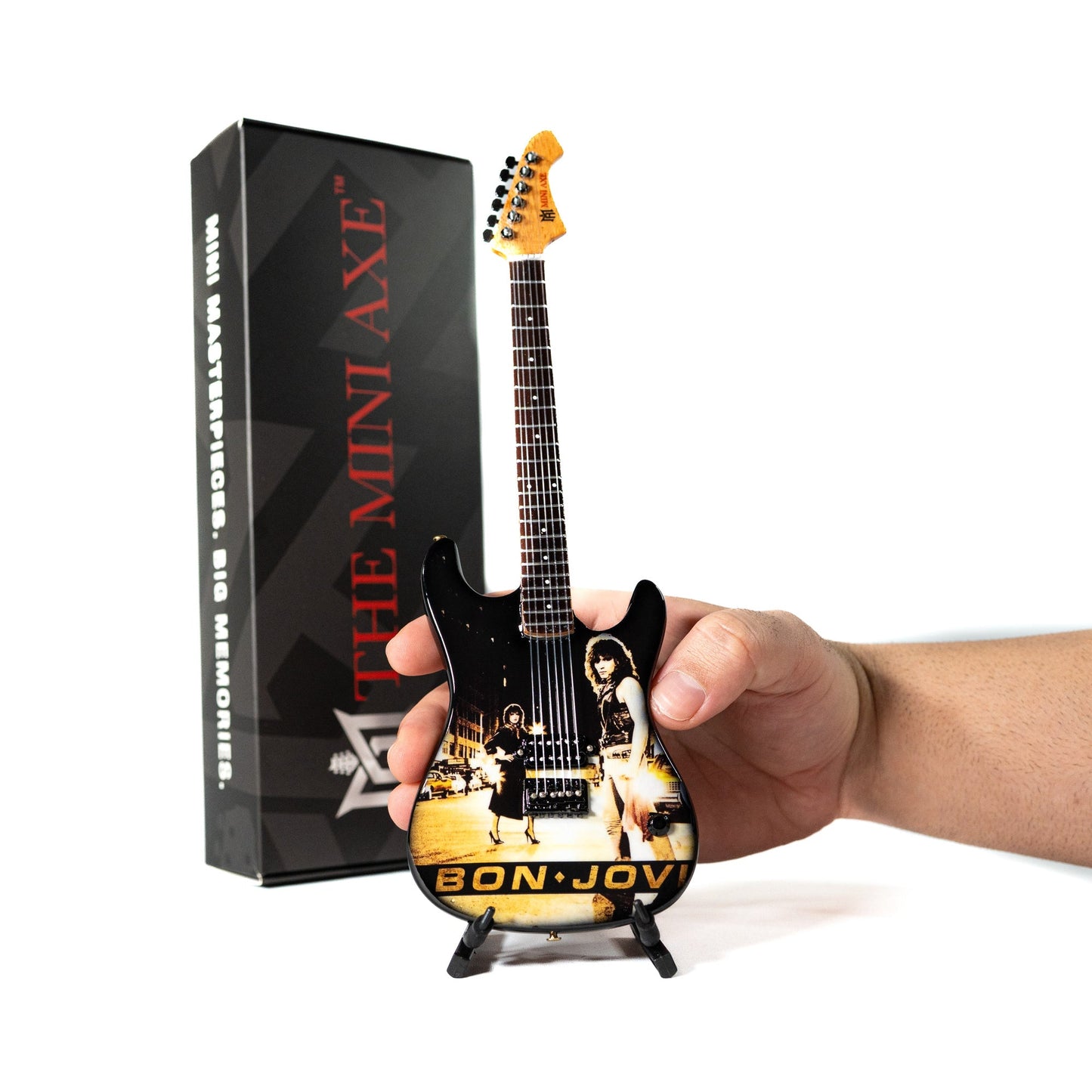 Bon Jovi Original Collectible Miniature Guitar