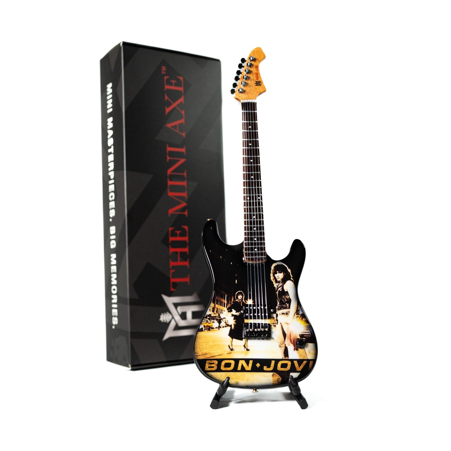 Bon Jovi Original Collectible Miniature Guitar