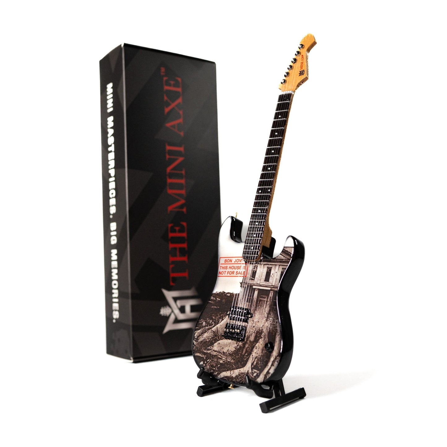 Bon Jovi This House Is Not For Sale Collectible Miniature Guitar