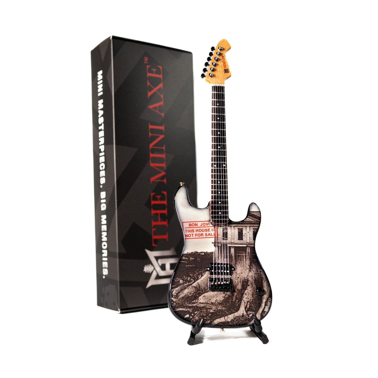 Bon Jovi This House Is Not For Sale Collectible Miniature Guitar