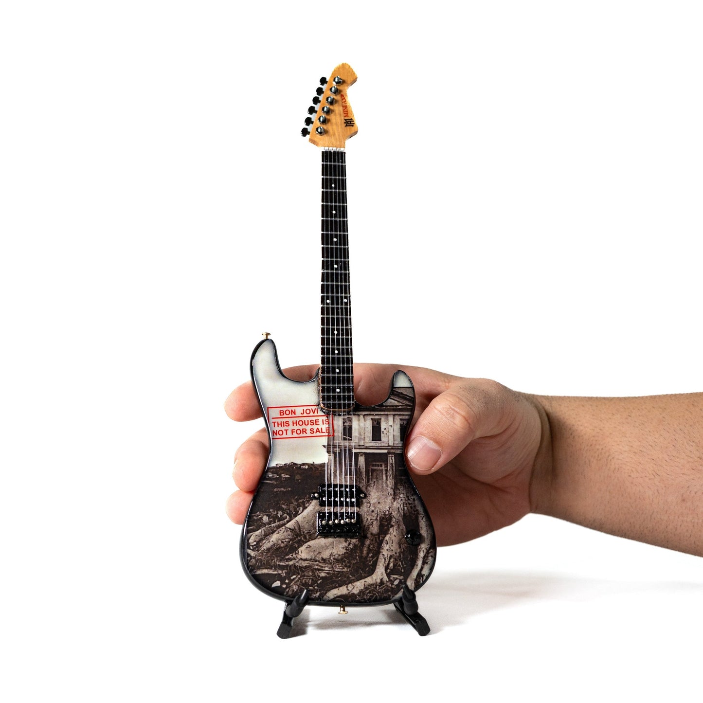 Bon Jovi This House Is Not For Sale Collectible Miniature Guitar