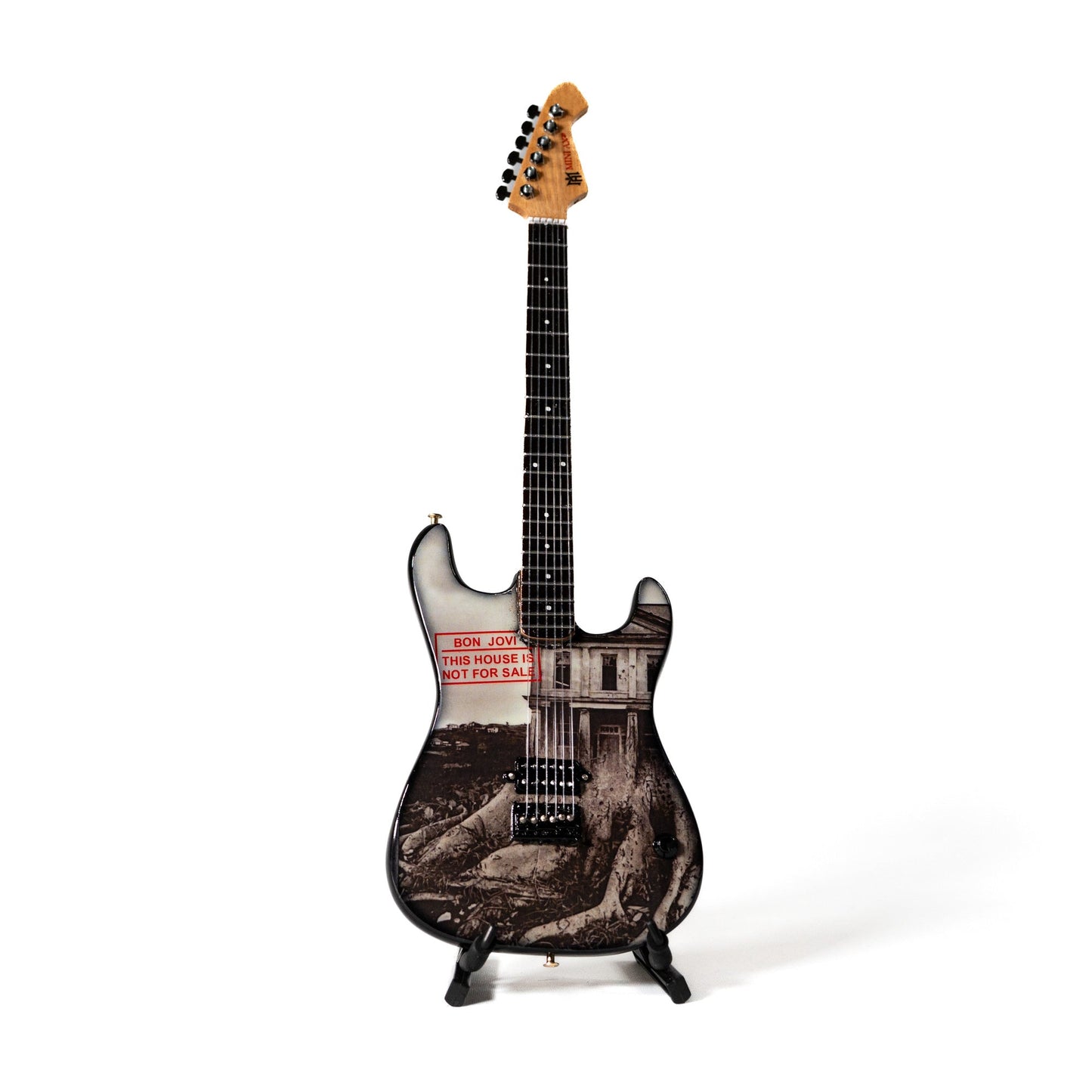 Bon Jovi This House Is Not For Sale Collectible Miniature Guitar