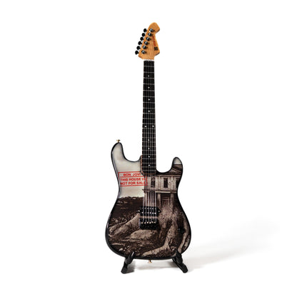 Bon Jovi This House Is Not For Sale Collectible Miniature Guitar