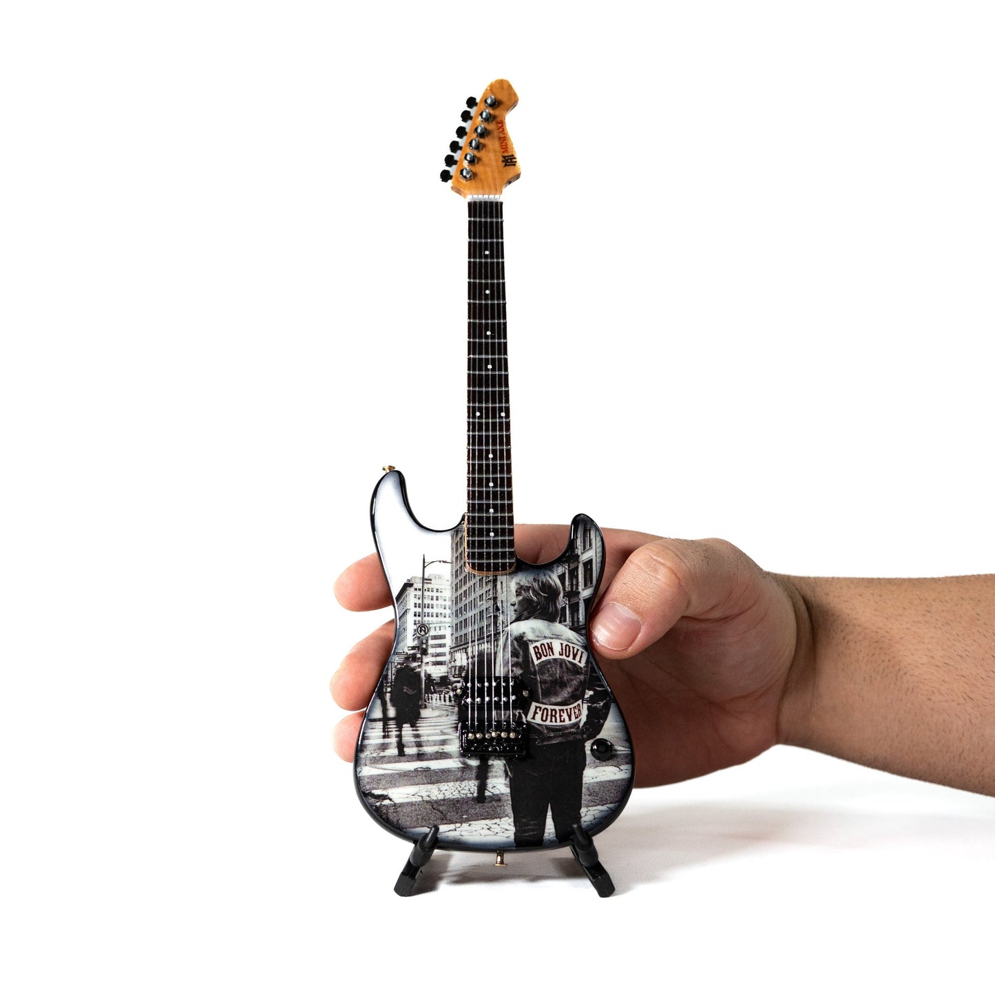 Bon Jovi Forever Album Collectible Miniature Guitar