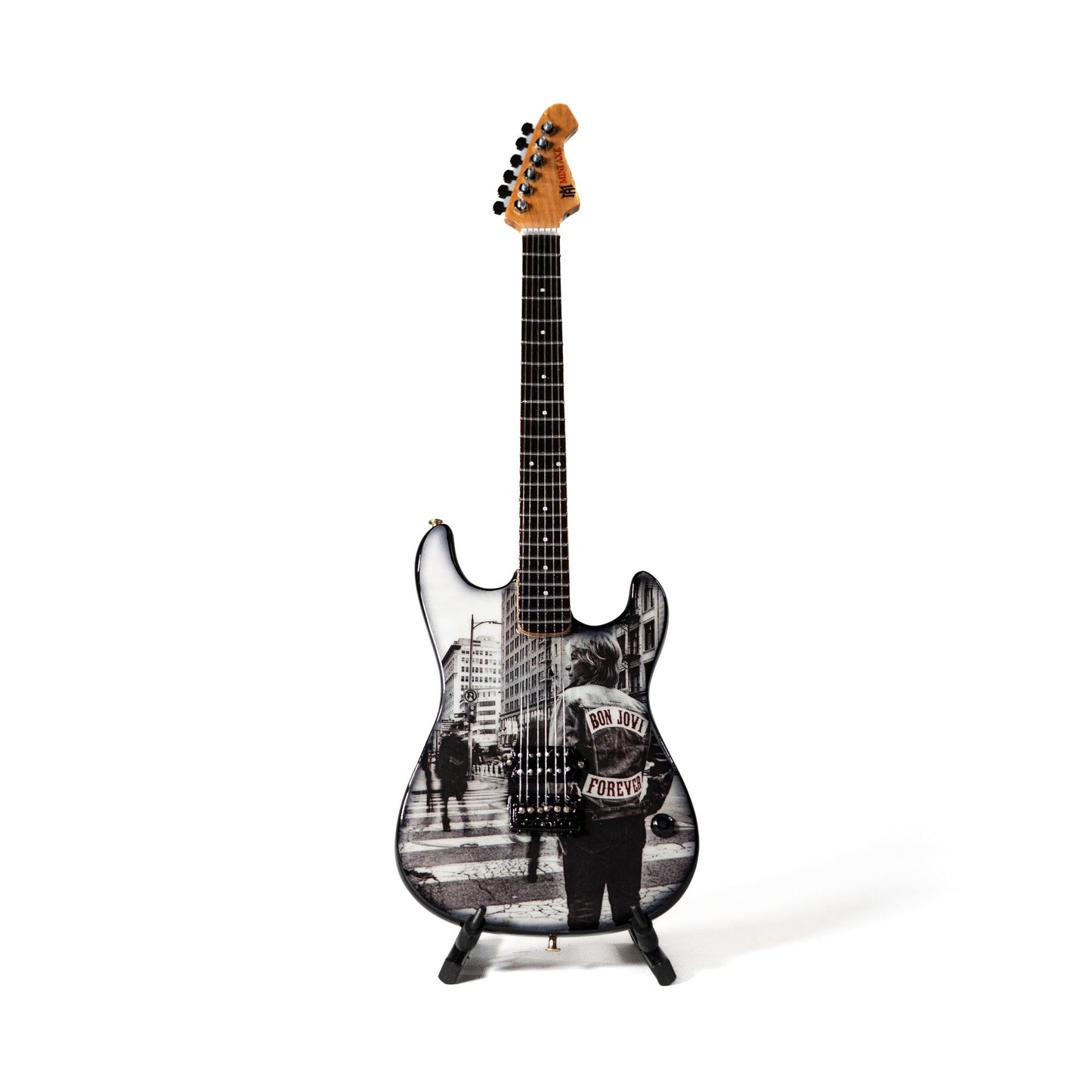 Bon Jovi Forever Album Collectible Miniature Guitar