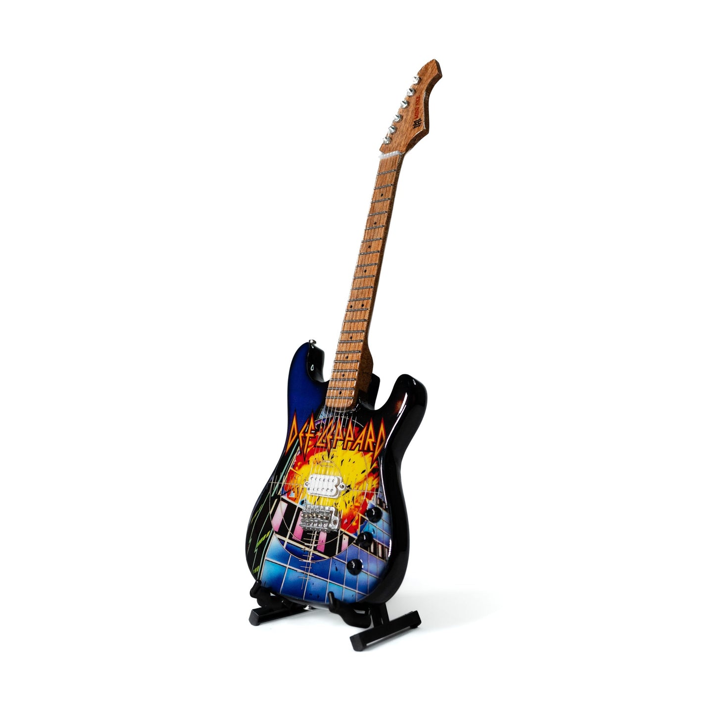 Def Leppard’s “Pyromania” Collectible Miniature Guitar