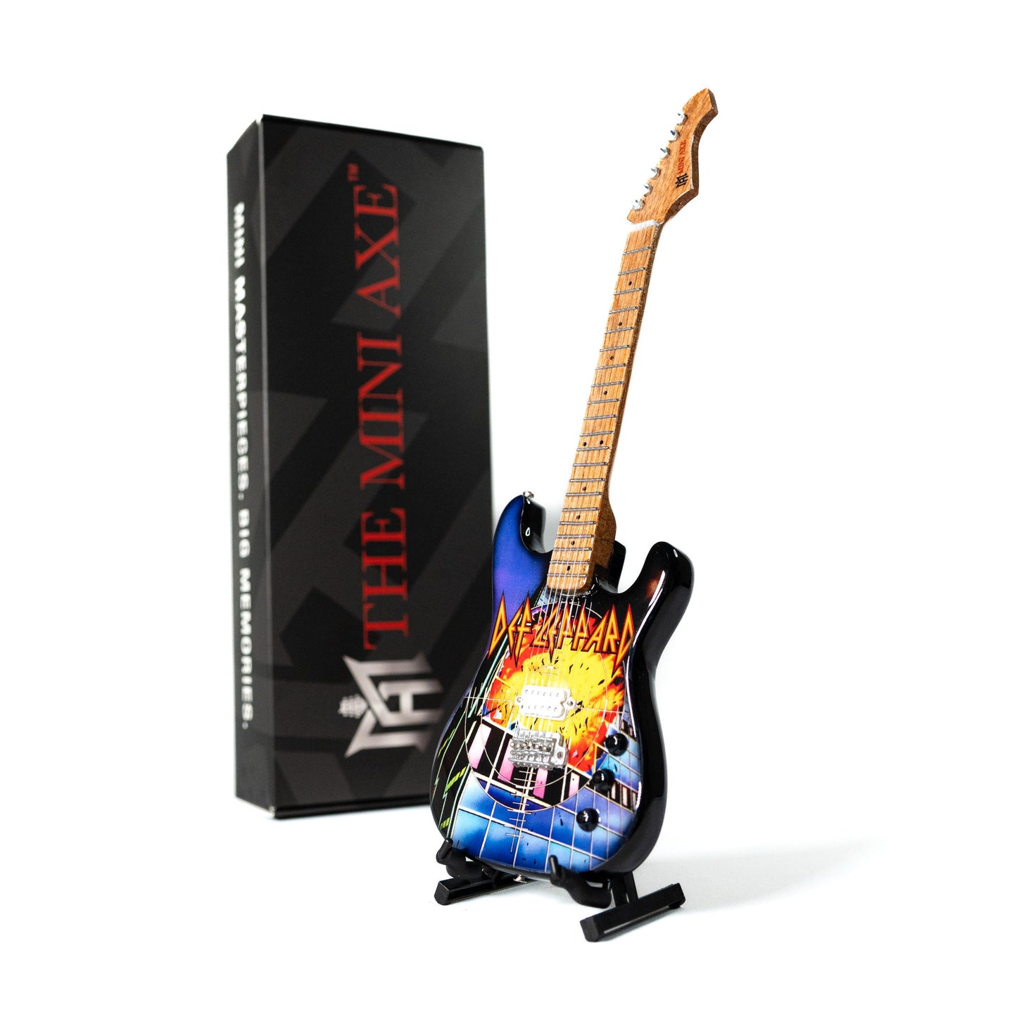 Def Leppard’s “Pyromania” Collectible Miniature Guitar