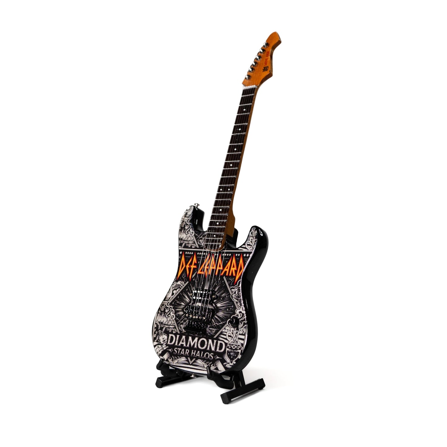 Def Leppard "Diamond" Collectible Miniature Guitar