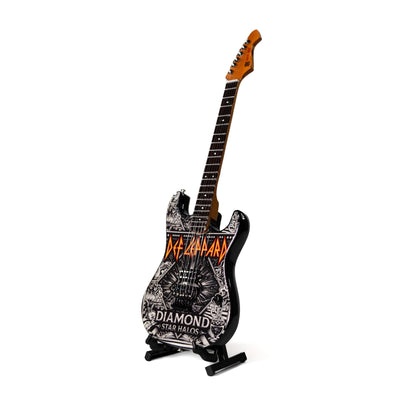 Def Leppard "Diamond" Collectible Miniature Guitar