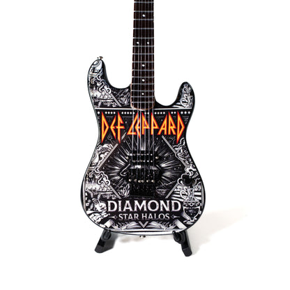 Def Leppard "Diamond" Collectible Miniature Guitar