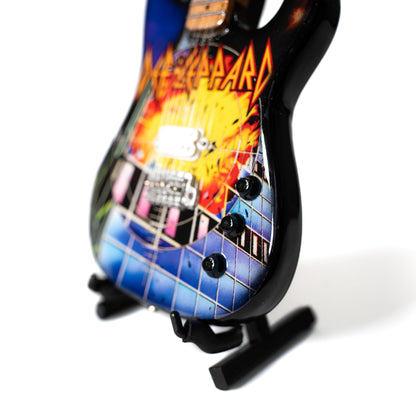 Def Leppard’s “Pyromania” Collectible Miniature Guitar