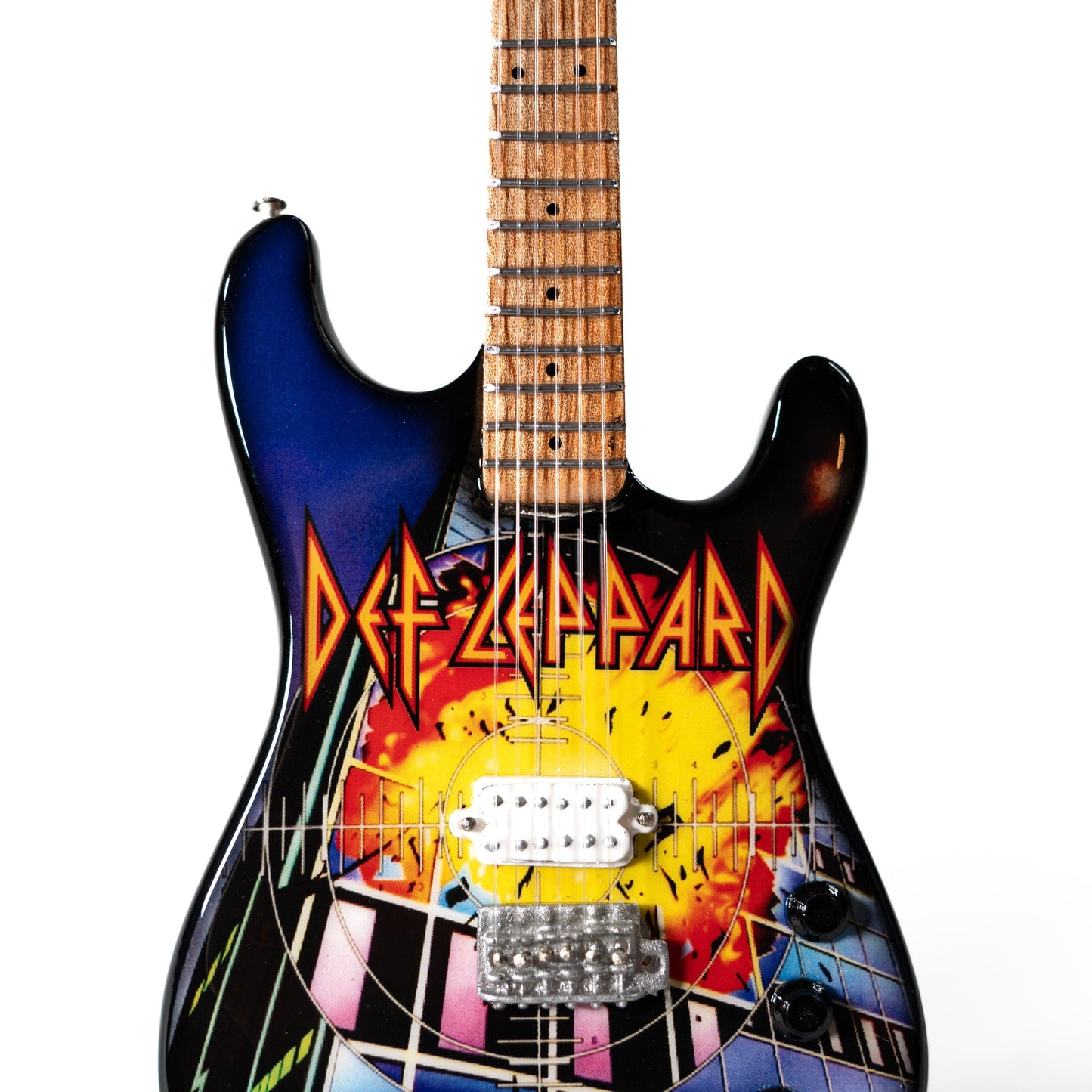 Def Leppard’s “Pyromania” Collectible Miniature Guitar