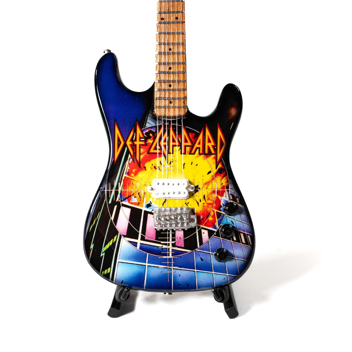 Def Leppard’s “Pyromania” Collectible Miniature Guitar