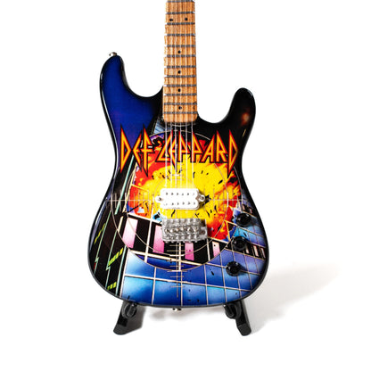 Def Leppard’s “Pyromania” Collectible Miniature Guitar