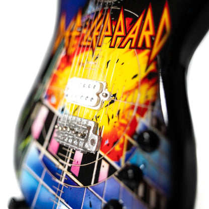 Def Leppard’s “Pyromania” Collectible Miniature Guitar