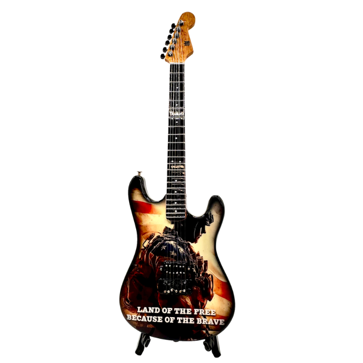 Heroes Collectible Miniature Guitar