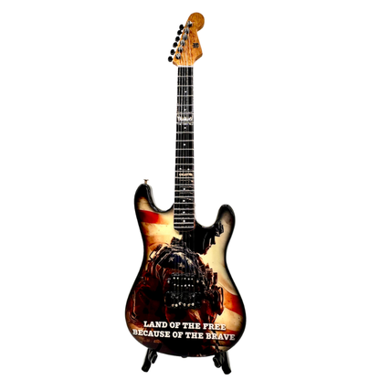 Heroes Collectible Miniature Guitar