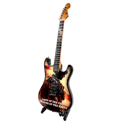 Heroes Collectible Miniature Guitar