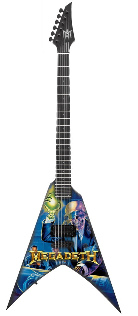 Megadeth - The Complete Megadeath Collectible Miniature Guitar Set – All 6 Official Designs