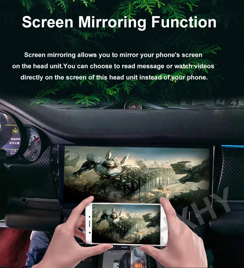 Double Interactive Screen Android 13 8+128G car radio Car Multimedia Stereo For Porsche Macan 2014-2018 DSP 360 Navigation