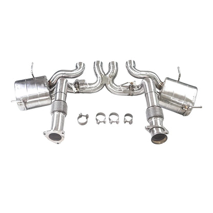 GFC catback exhaust muffler for Chevrolet Corvette C8 Z06 5.5L, Car electric valve exhaust system made of 304 stainless steel