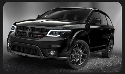 AKD Car Styling for Dodge JCUV Journey 2009-2016 LED Headlight Fiat Freemont LED DRL Hid Angel Eye Bi Xenon Beam Accessories