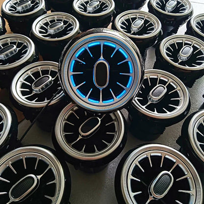 The dashboard air conditioning vent LED 64-color turbo vent is suitable for Hummer H2