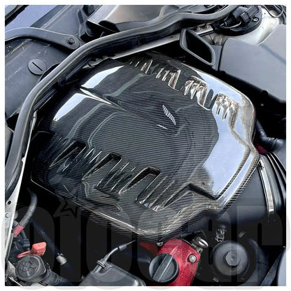 OiOMOTORS OEM Style Pre-preg Dry Carbon S65 Engine Cover for BMW E90 E92 E93 M3 E9x