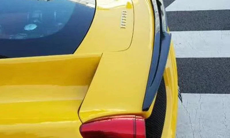 Suitable for 11-16 Old Ferrari 458 Carbon Fiber Tail Small Pressure Tail Modified Spoiler Fixed Wind Wing Exterior